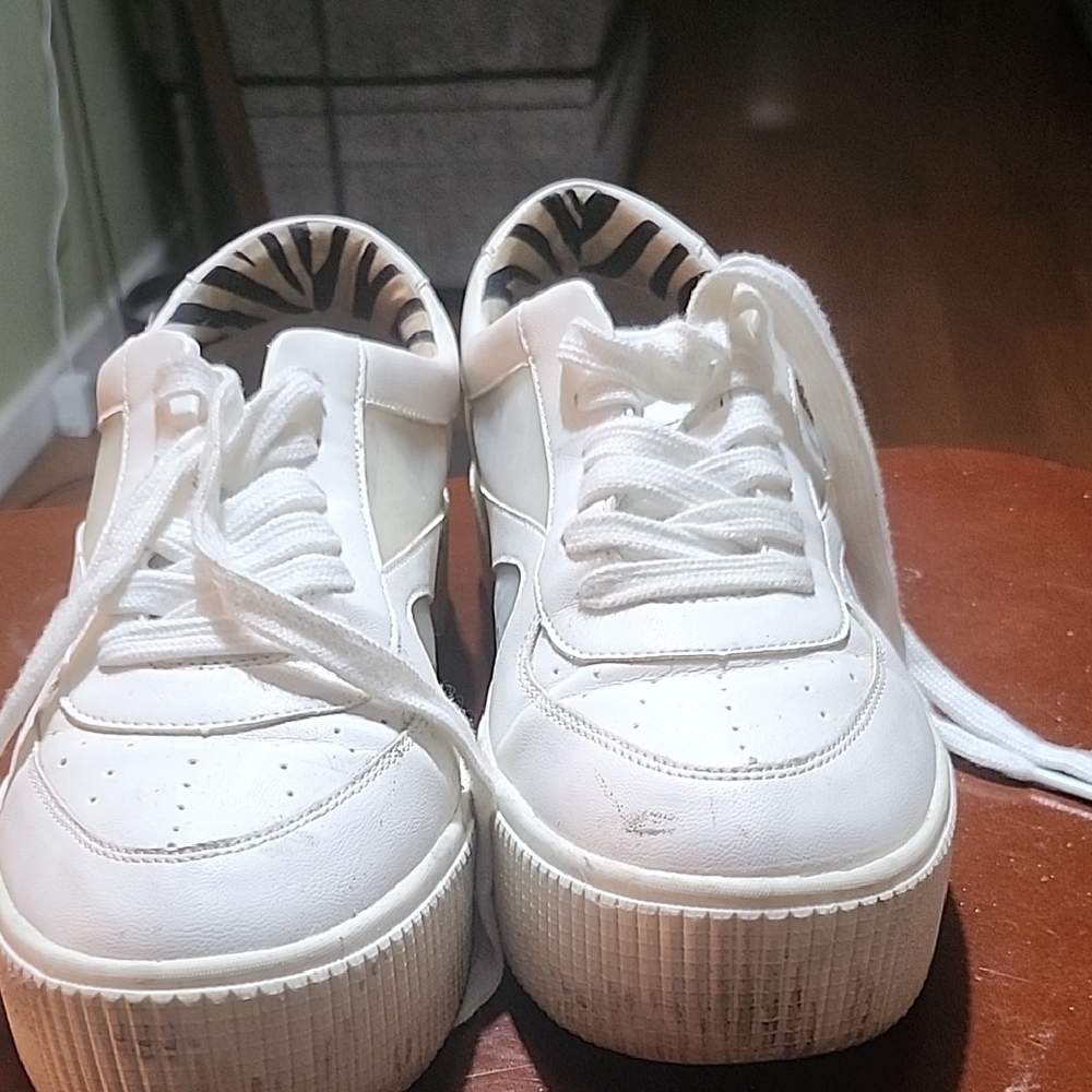 Mix No. 6 White Sneakers with Chunky Sole